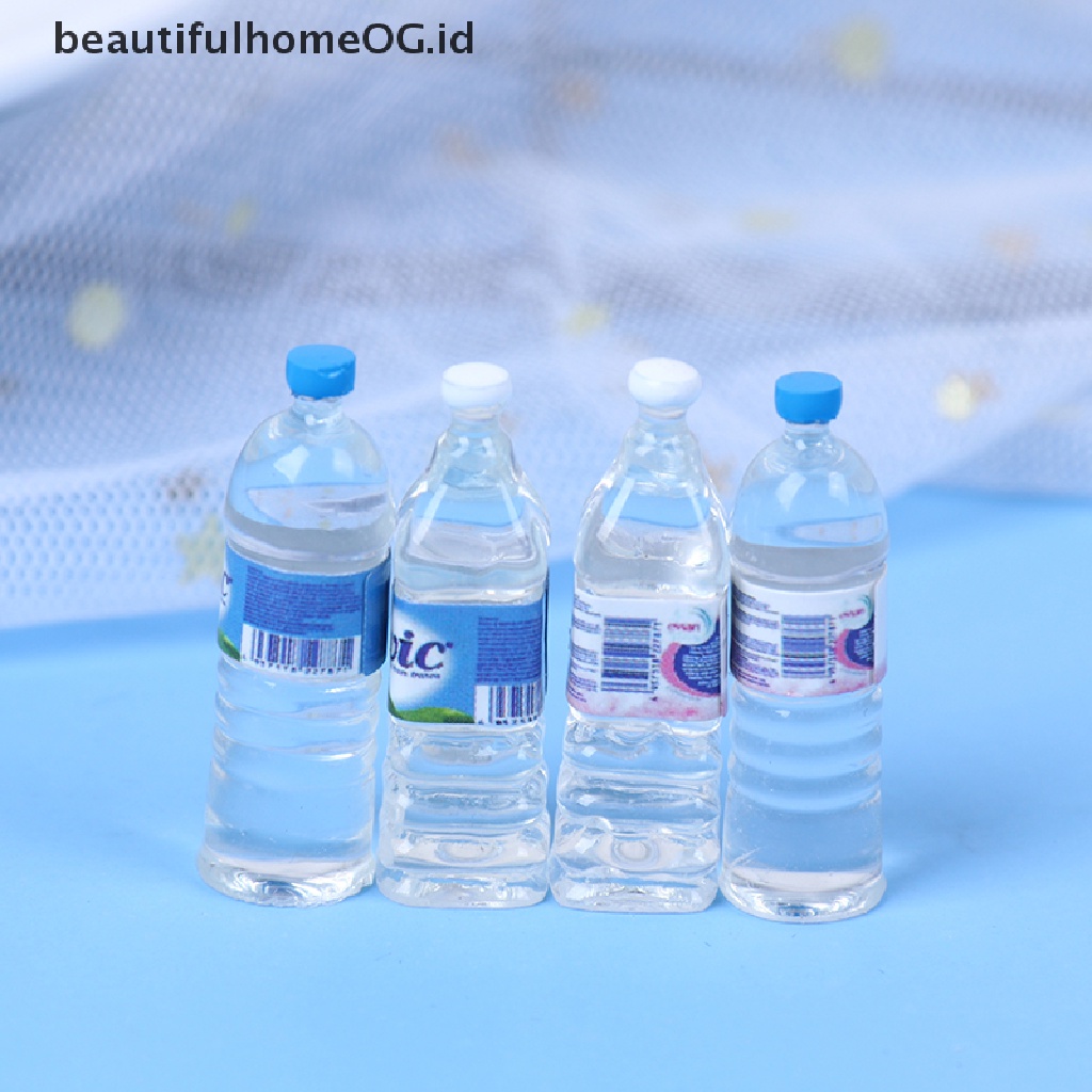 10pcs / Set Mainan Miniatur Botol Air Mineral Skala 1: 12 Untuk Aksesoris Rumah Boneka