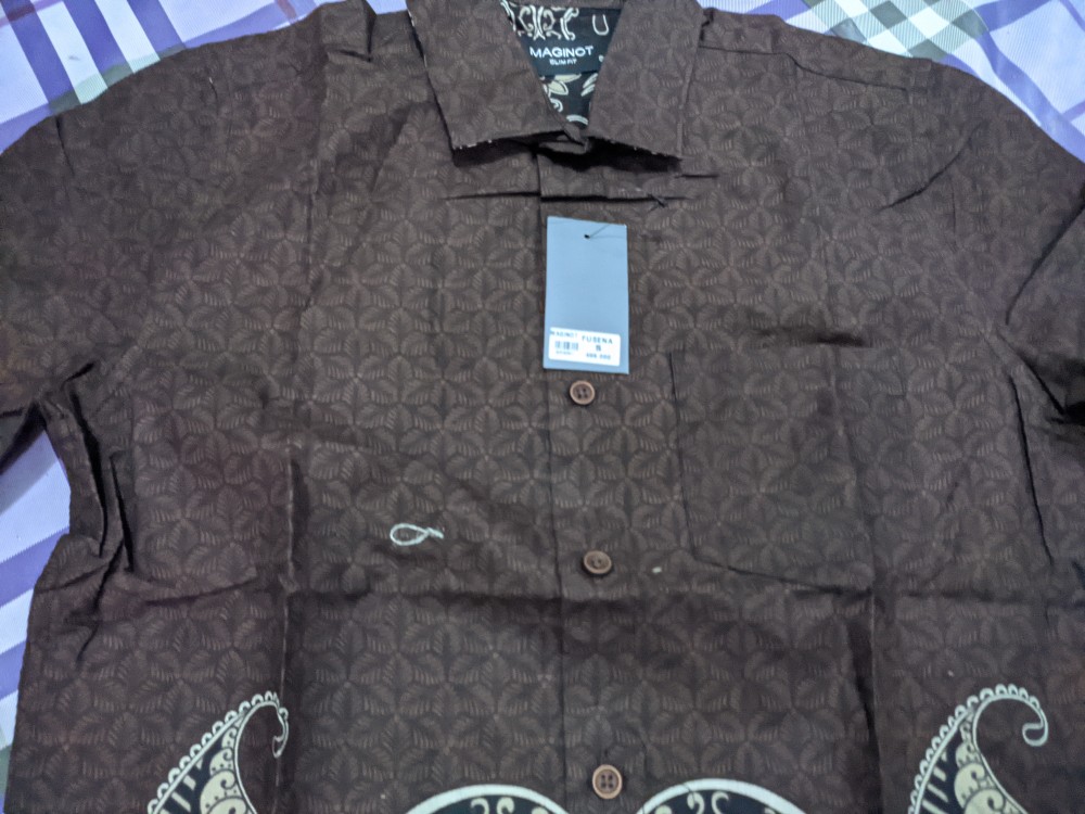 Maginot Kemeja Batik 3.0 Fusena-ls Lengan Panjang Pria
