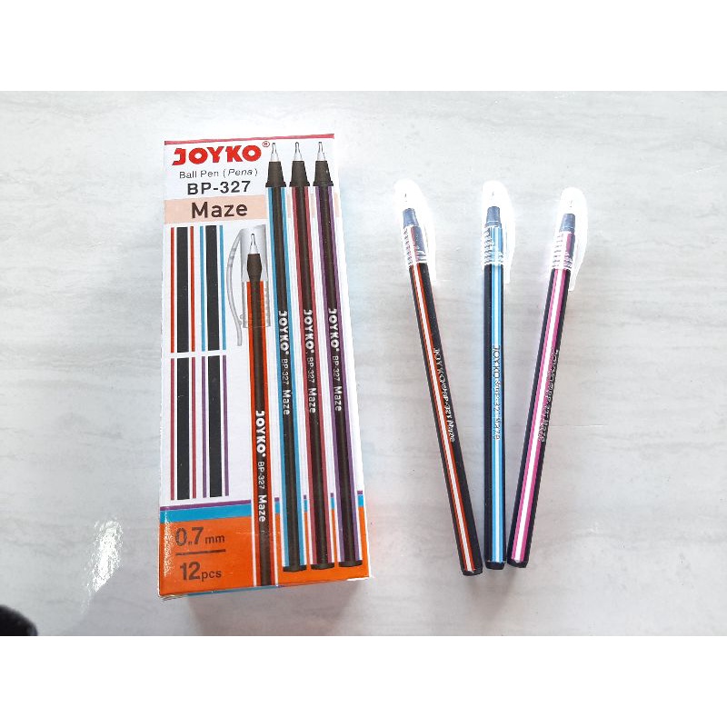 

PEN BP 327 MAZE JOYKO HITAM 1PAK ISI 12PCS