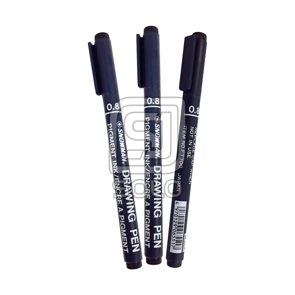 

Pulpen Pena Ballpoint SNOWMAN DRAWING PEN 0.8