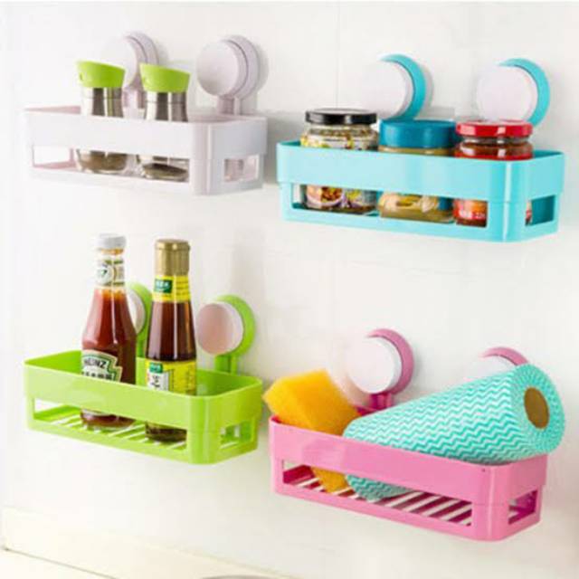 Rak Gantung Serbaguna Persegi Plastik