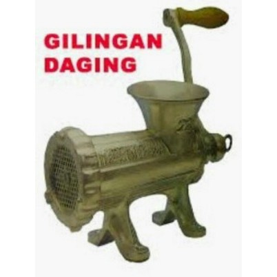 Meat Mincer  Bahan Besi Stainless/ Penggiling Daging / Gilingan Daging Manual No.12 Kualitas OKE
