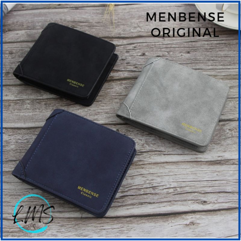 Dompet Pria Terbaru Dompet Lipat Classic Kartu MENBENSE Original MBS-668