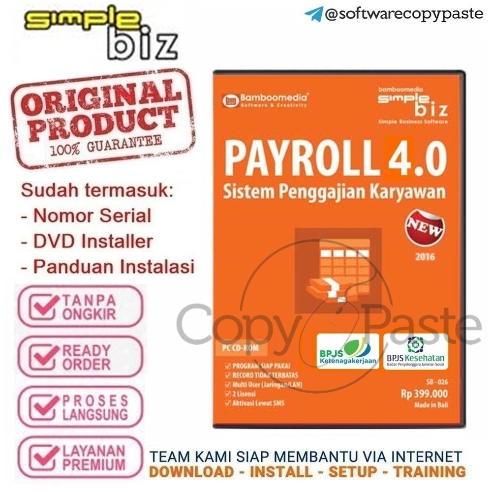 SOFTWARE PAYROLL 4.0 – Sistem Penggajian Karyawan