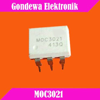MOC3021 optoisolators Triac driver output 6 Pin DIP