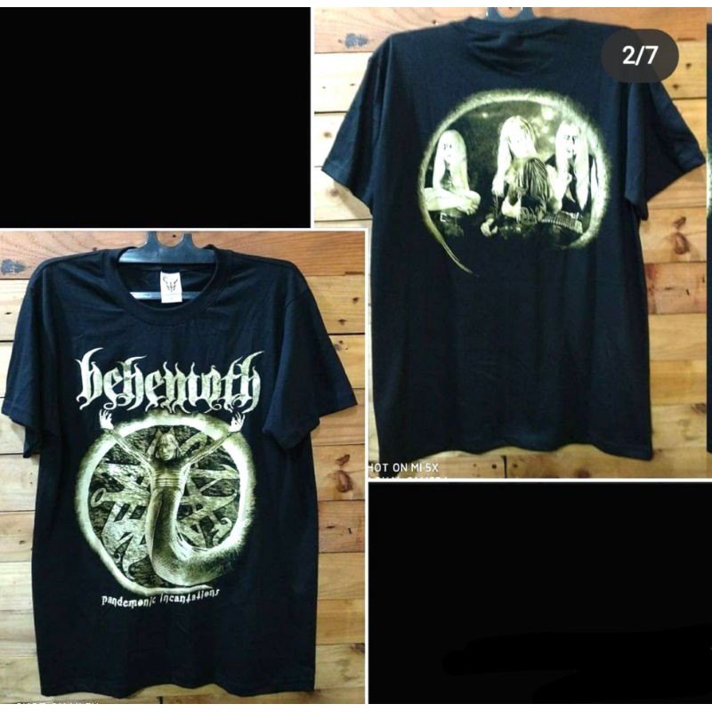 XTAB DISTRO Kaos / kaos metal BEHEMOTH / black metal Baju Tshirt