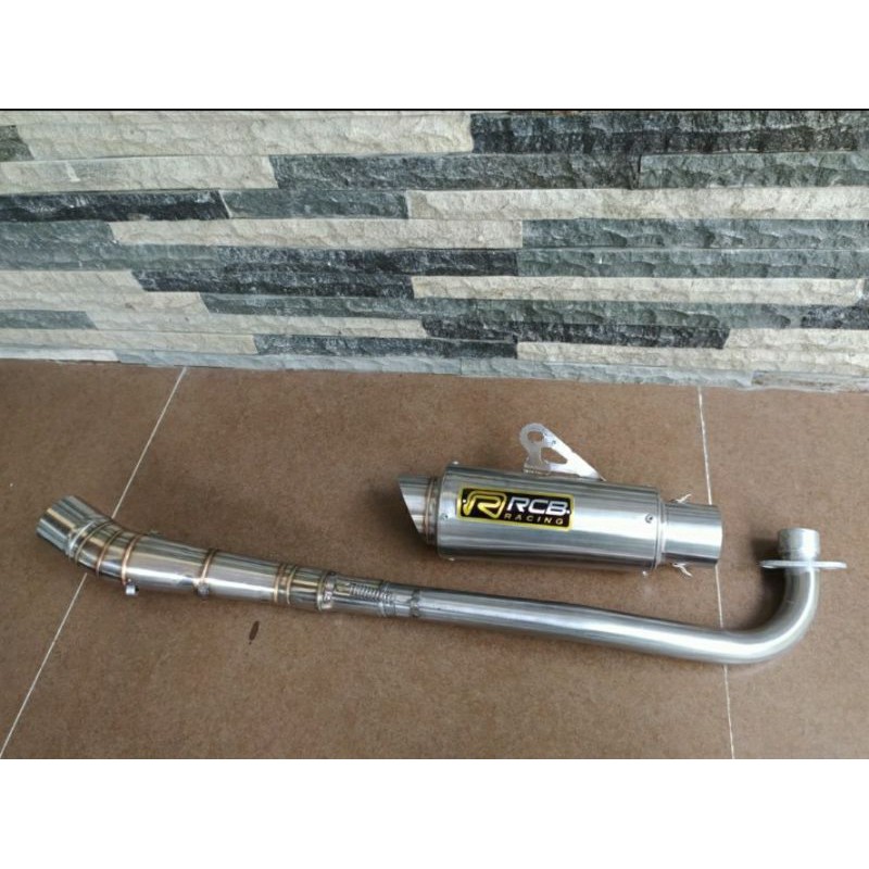 KNALPOT RACING RCB JUPITER KNALPOT NEW JUPITER Z KOLONG BEBEK RACING KNALPOT FULLSET