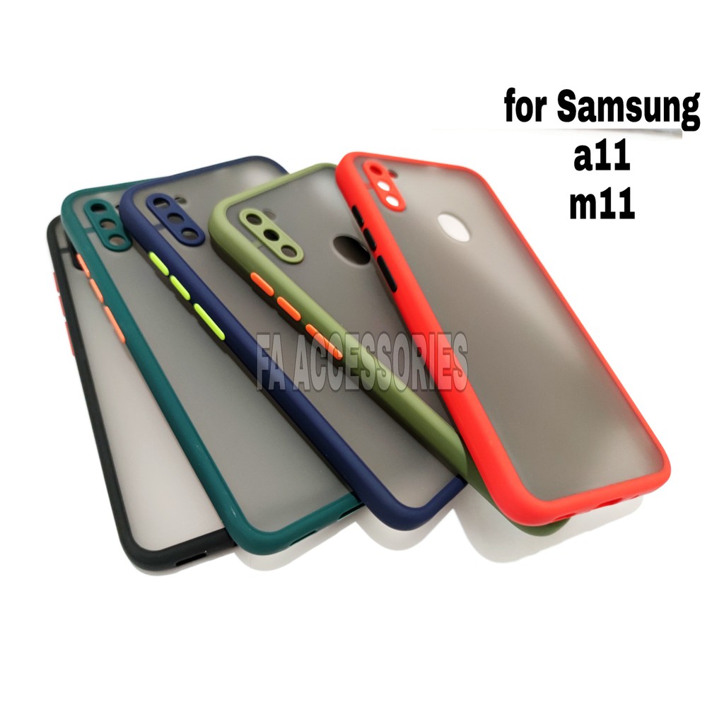 FA Phone soft Case samsung a11 a12 m11 softcase casing shock proof