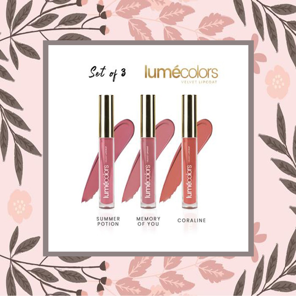 LUMECOLORS / LUMECOLORS SET 3 / LIPSTICK