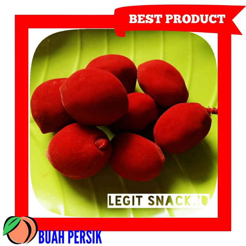 

Manisan Buah Persik Merah / Crunch Peach 500 Gr / Sianto Buah