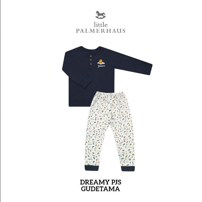 LPH02  LITTLE PALMERHAUS PIYAMA ANAK PAJAMAS GUDETAMA