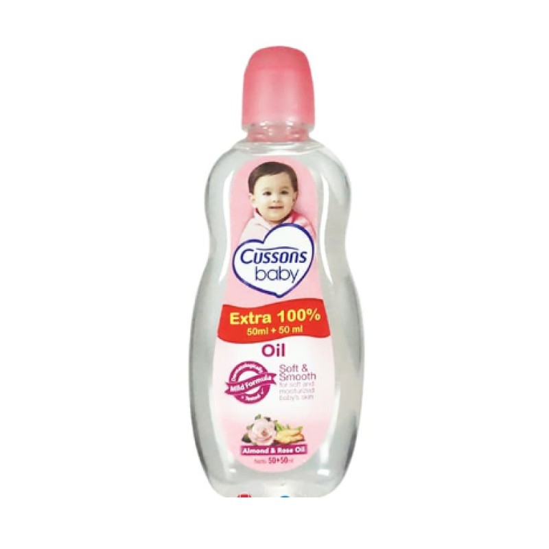 CUSSONS BABY OIL SOFT &amp; SMOOTH 50+50ML