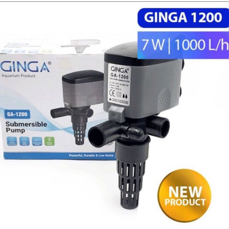 GINGA GA 1200 - Mesin Pompa Aquarium 1000 LH - Filter Akuarium filter pilter mesin pompa aquarium ak