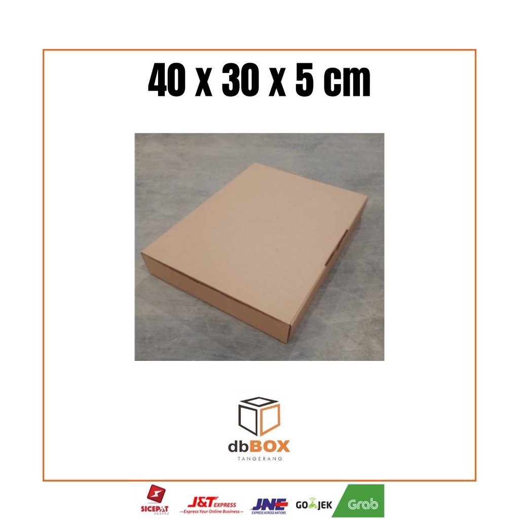 

Kardus 40x30x5 cm | Box Die Cut dan Easy Usage | Box Kue Tart | Box Aksesoris | Box Pizza