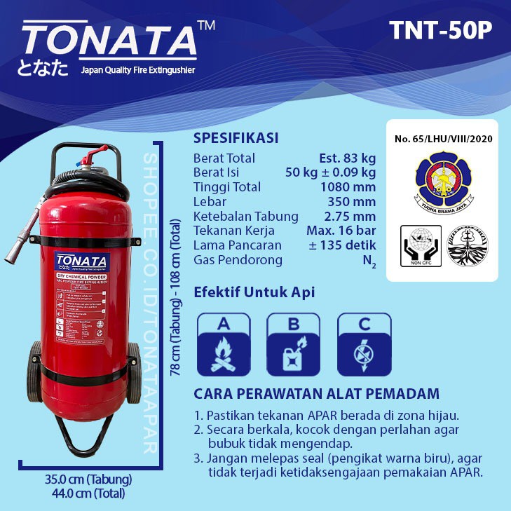 APAR APAB 75KG Bubuk ABC Powder TONATA / Set Komplit