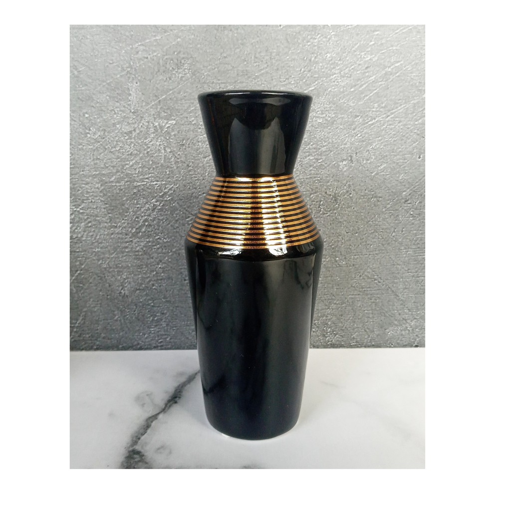 Vas Bunga Minimalis Keramik Hiasan Rumah