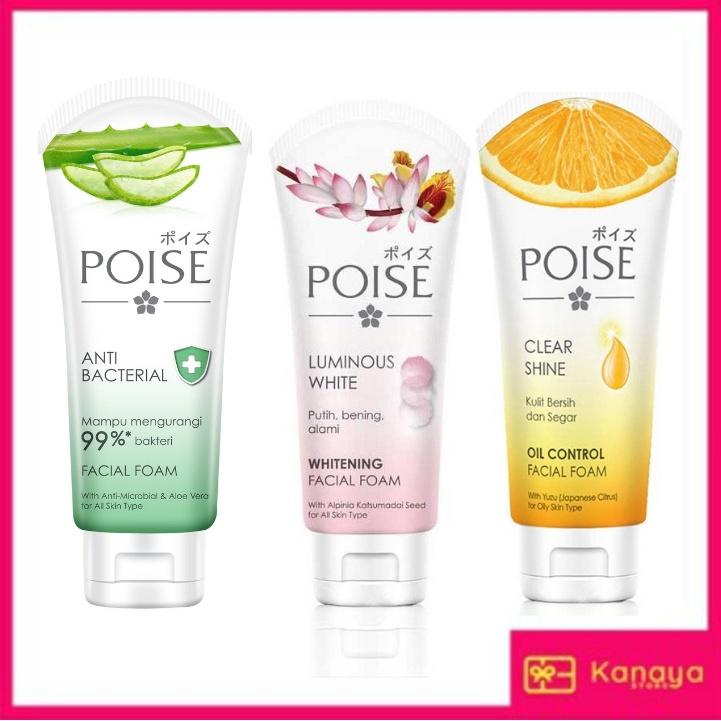 Poise Facial Foam Whitening