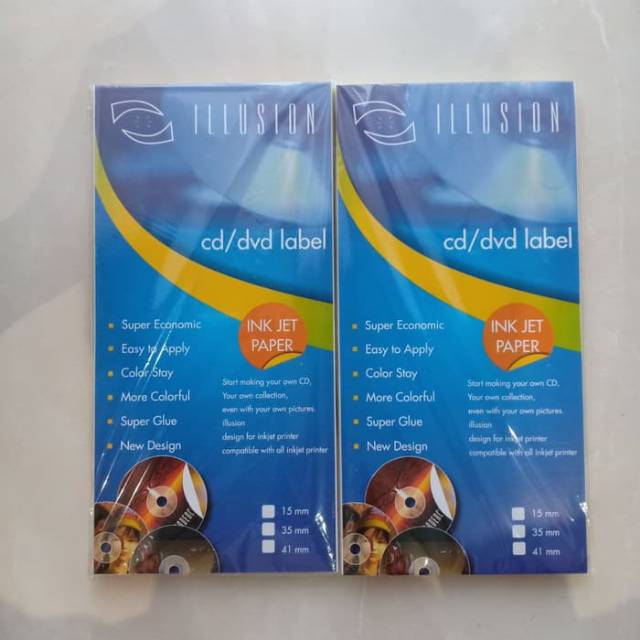 Jual Label CD DVD / stiker CD DVD /Label Inkjet Illusion ...