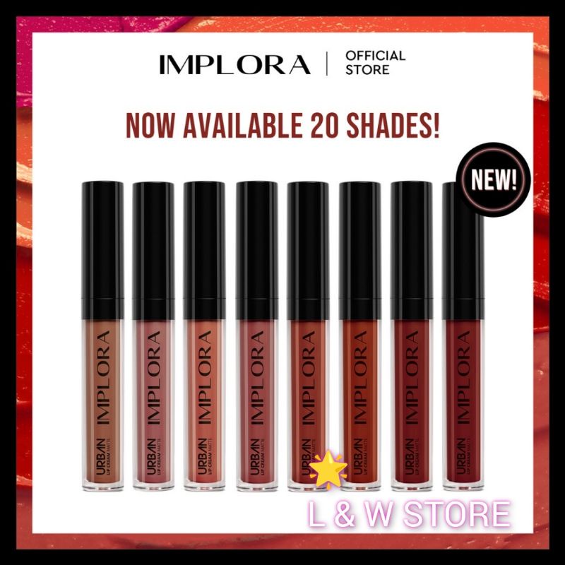 Lip Cream IMPLORA Matte/BPOM