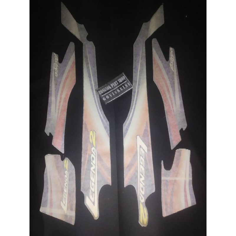 striping stiker sticker lis honda legenda2 legenda 2 original