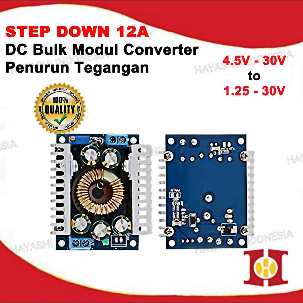 DC DC Step Down 12A 100W Buck Converter Modul Penurun Tegangan PR15