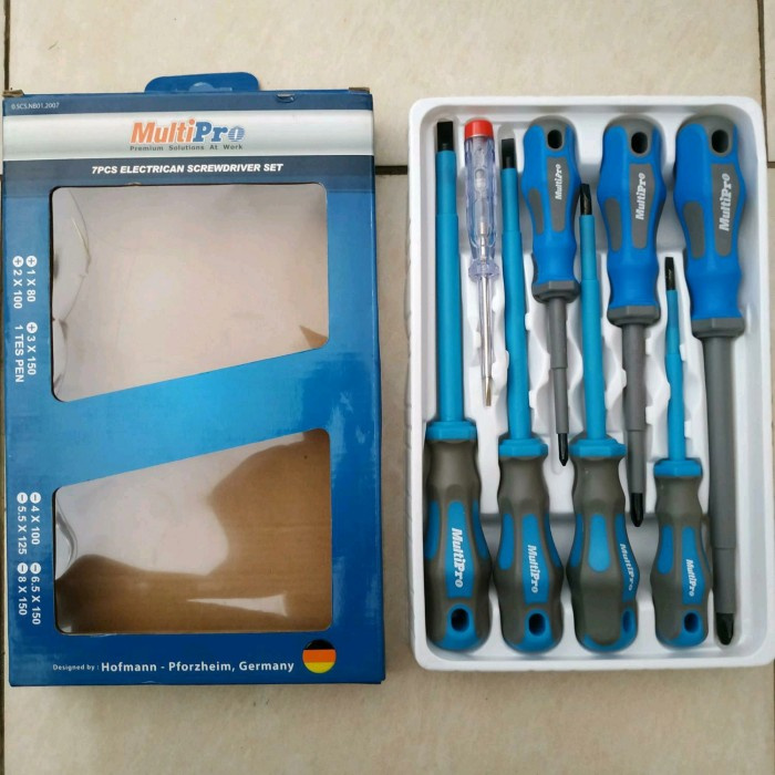 Obeng Listrik Electrician Screwdriver Set 7 Pcs Multipro