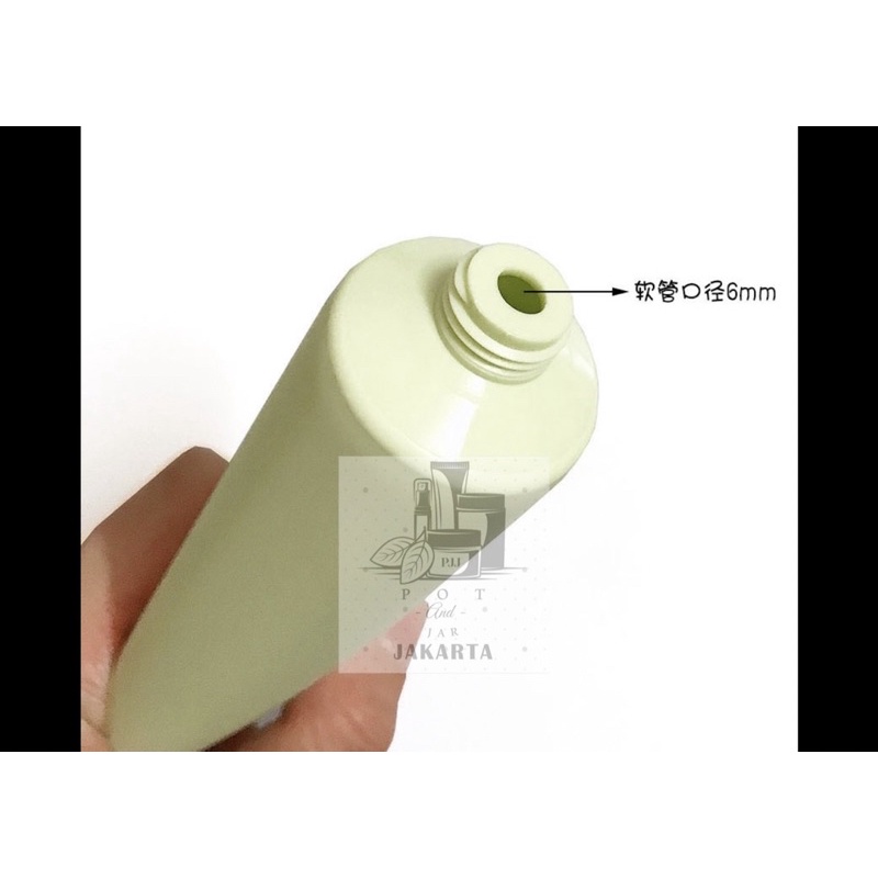 50ml/100ml Soft Tube Botol tube kosong Premium warna HIJAU/botol lotion/masker