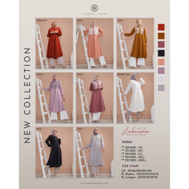 PROMO ✅️ LAKEISHA TUNIC by nadheera luxury | TUNIK NADHEERA | TUNIK TERBARU | TUNIK PREMIUM
