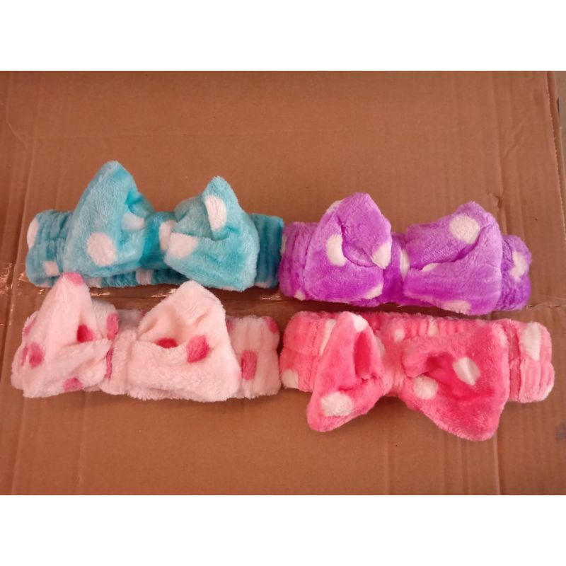 Bando Pita Ala Korea / Bandana Aksesoris Rambut Warna