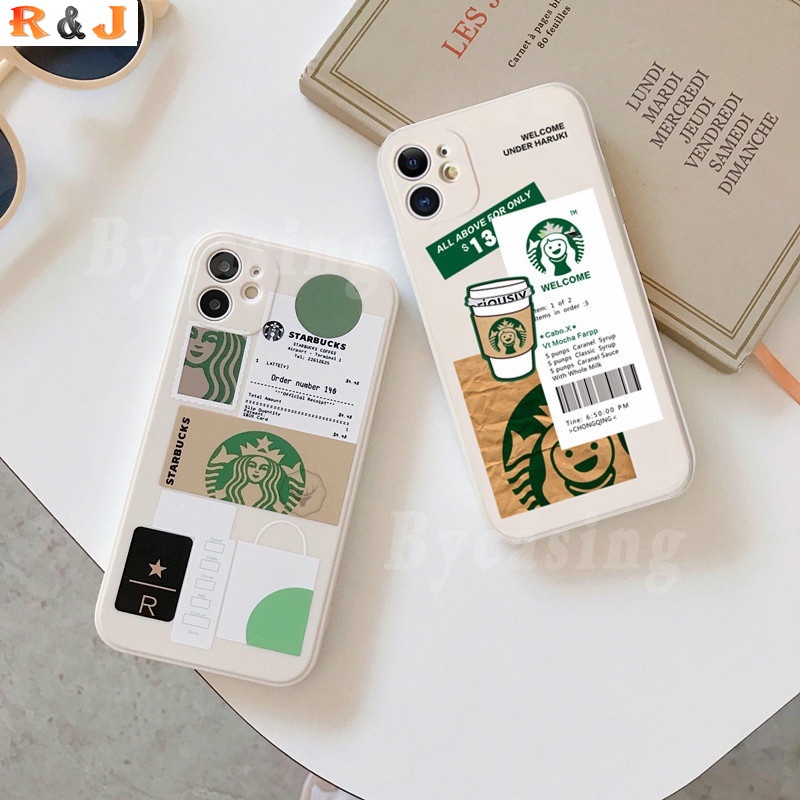 INS Trend Fashion Starbucks Soft TPU Case Infinix Hot 10 Play  Hot 10T Hot 9 Play Hot 11S NFC Smart 5 Note 11 Pro Note 10 Pro Infinix Hot 10S