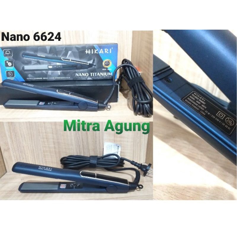 Catok / Pelurus Rambut Hikari Nano Titanium 100% ORIGINAL
