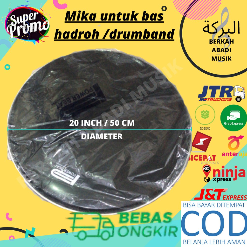 Mika bas hadroh 20inc Mika bass hadroh Mika drumband Mika dramband Mika drum band Mika dram band