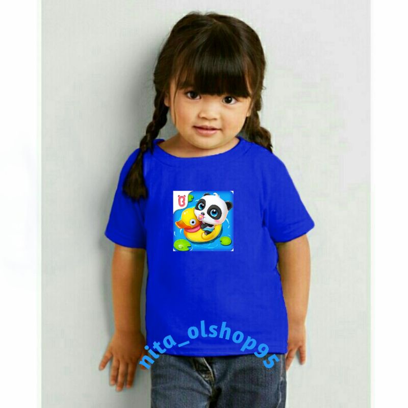 baju anak babybus / baju anak karakter permainan baby bus emulator