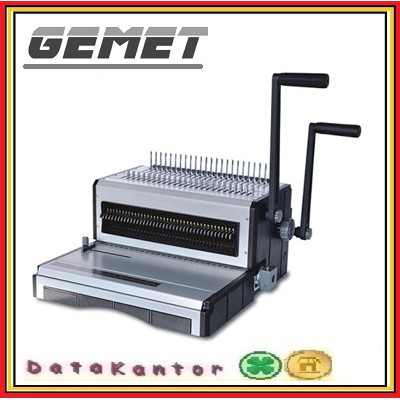 

Mesin Jilid GEMET 602DO Mesin jilid spiral kawat 2 in 1 kapasitas besar