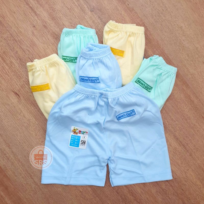 6 Pcs (1/2 Lusin) Celana Pendek Bayi DOLPHIN TISUKA | E77 Pop SEGI EMPAT SNI M, L, XL Baby Pants