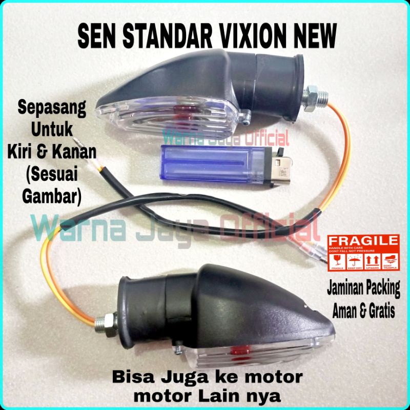 SEN Standar/Sein Standar / Variasi Lampu Sen/Sein/Reteng Standar Motor Vixion New Old Megapro CB150