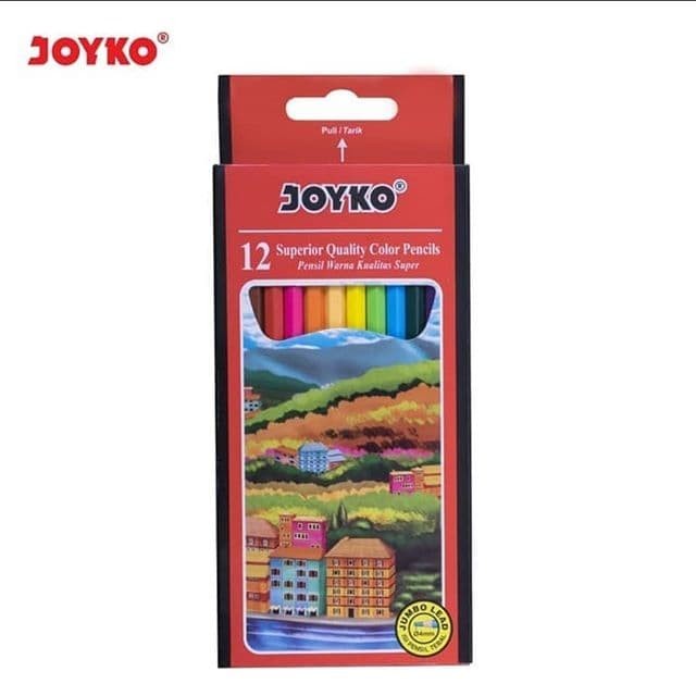 

Spesial Pensil Warna 12 Panjang Joyko Cp-100 Hemat