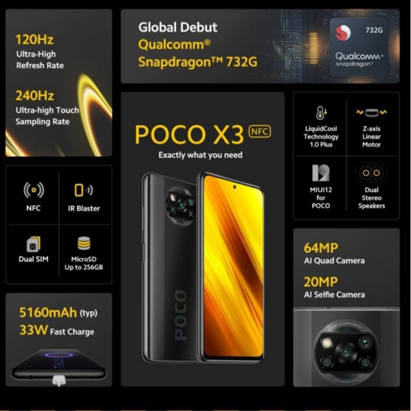 poco x3 nfc 6/64