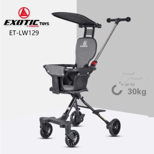 Stroler Anak Bayi Balita Kursi Dorong Micro Stroller Trike Exotic ET LW129 Bisa Dilipat Garansi SNI-1