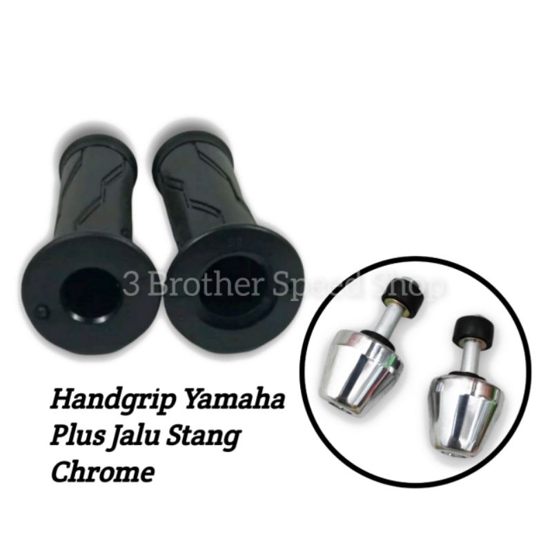 Grip Handgrip Yamaha Nmax Aerox Lexi Mio J 125 Gt Vixion Xeon R15 R25 Jupitet Mx Plus Jalu Bandul Stang Chrome