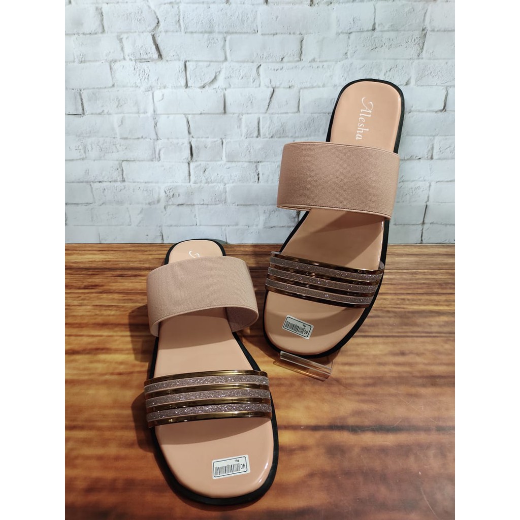 sandal teplek glister elastis HK-03