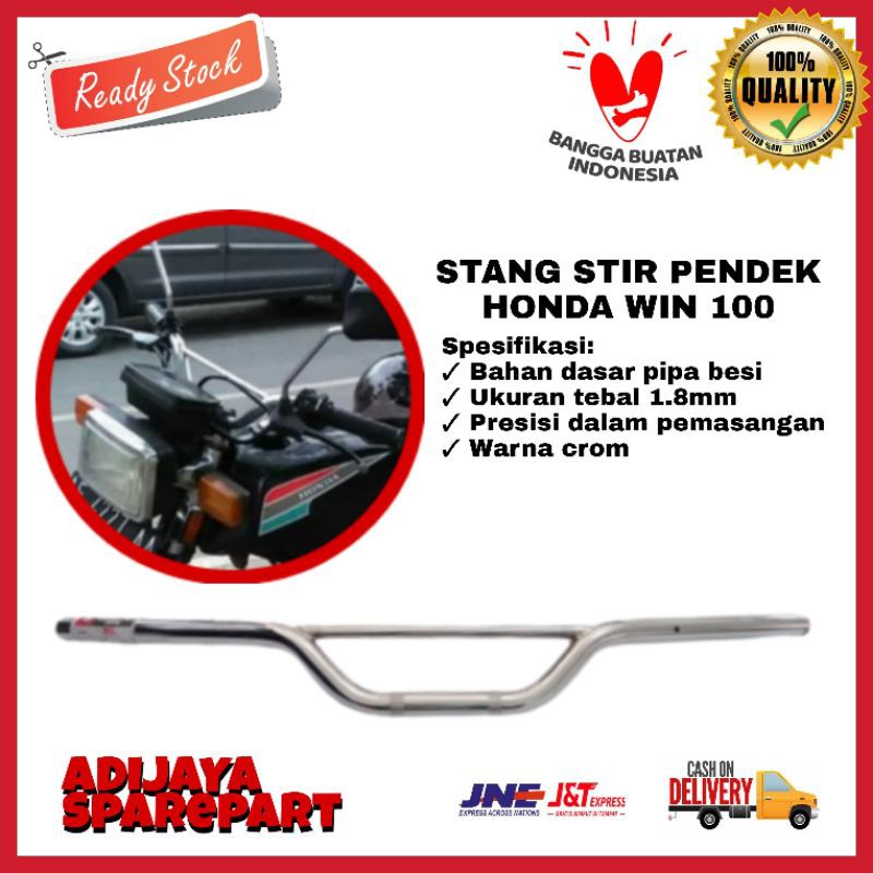 STANG STIR STER MOTOR HONDA WIN PENDEK - STANG STIR STER WIN CUSTOM