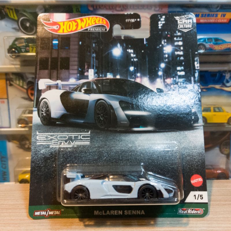 HOT WHEELS McLAREN SENNA - EXOTIC ENVY - PREMIUM