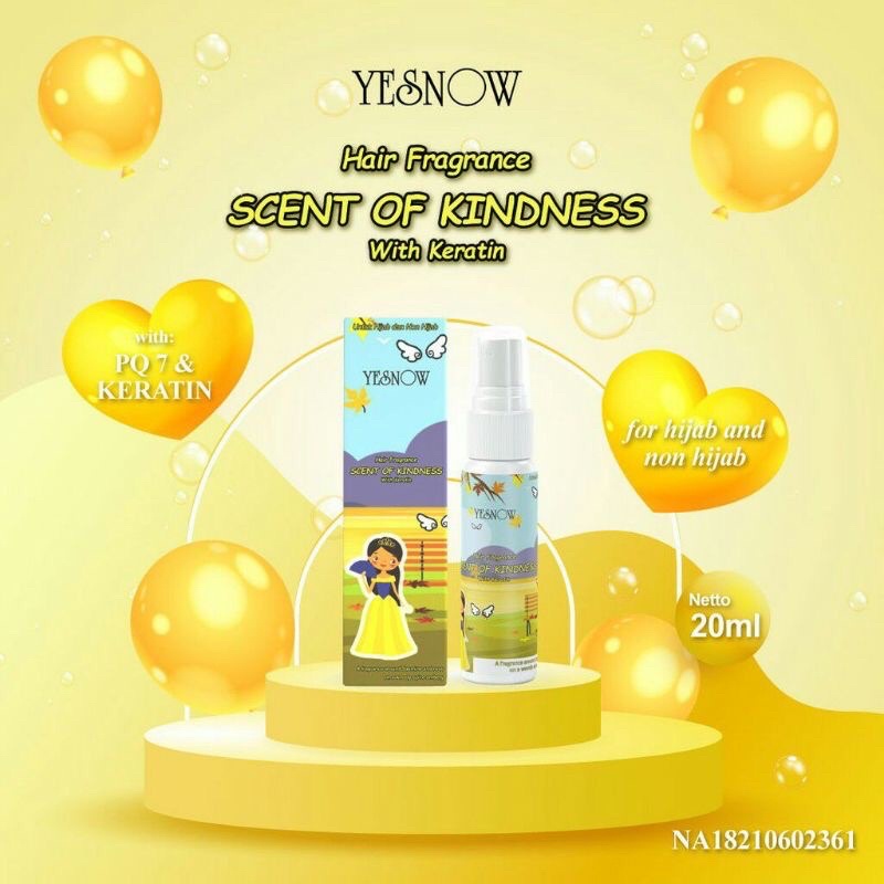 Yesnow Hair Fragrance/Parfum Rambut dan Hijab