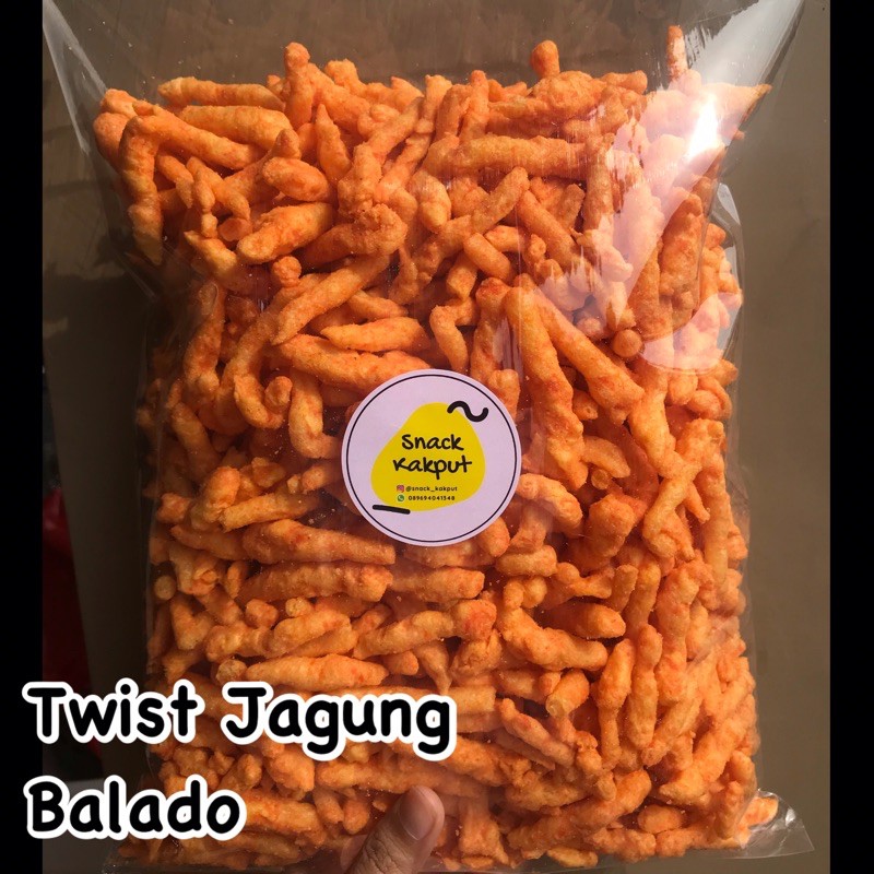 

TWIST JAGUNG BALADO / BBQ ORIGINAL 500gr