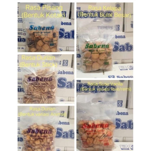 

1 DUS BISKUIT SABENA 400 gr X 6 bungkus bisa mix rasa