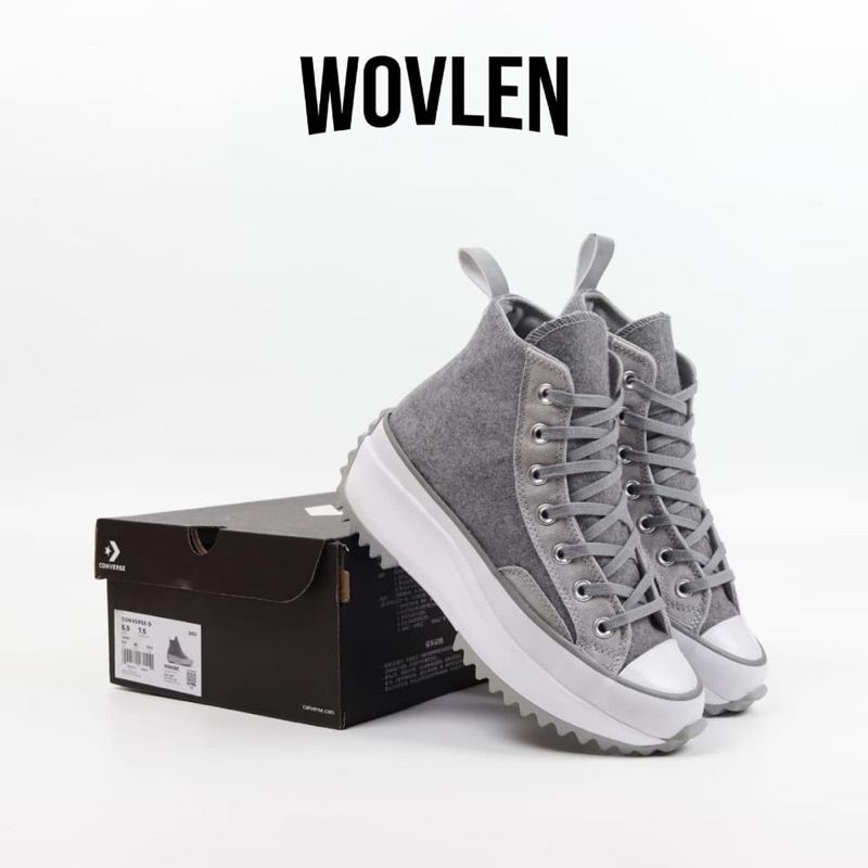 Sepatu Converse Run Star Hike Hi Grey