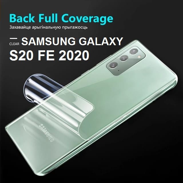 SAMSUNG S20 FE S20 S20+ S20 PLUS S20 ULTRA S20FE ANTI GORES HYDROGEL PLASTIK BELAKANG SCREEN GUARD GEL BACK PELINDUNG BELAKANG ANTI JAMUR SKIN