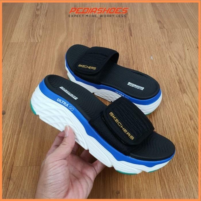 Sendal Skechers Pria Dan Wanita Skechers Max Cushioning Slide Original