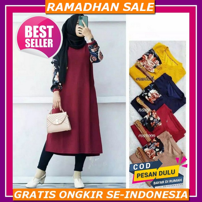 Tunik Wanita Baju Tunik Kekinian 2022 Baju Kondangan Terbaru 2021 Kekinian Atasan Tunik Bangkok Tang